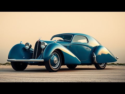 "The 1936 Bugatti Type 57SC Atlantic – A Classic Car with Timeless Elegance"