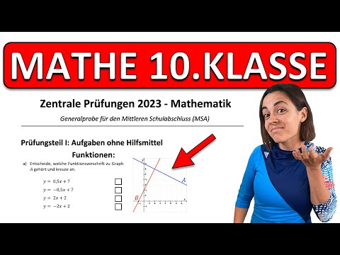 🚀🚀🚀 NEUE (2026) ABSCHLUSSPRÜFUNG Realschule Mathe | ZP 10 Generalprobe | Funktionen berechnen