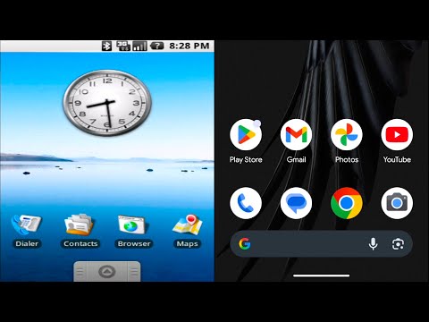 Android 1.0 vs 16 QPR2 UIs!