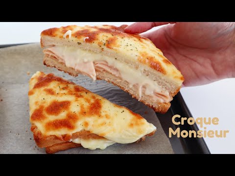 EASY & SIMPLE CROQUE MONSIEUR RECIPE | FRENCH HAM & CHEESE SANDWICH