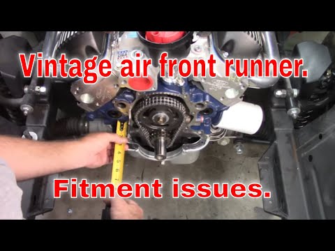Vintage Air front runner test fit. Brooklyn Pony part 46 A