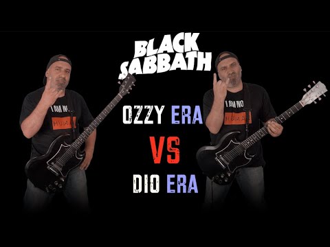 Black Sabbath - Ozzy Era VS Dio Era (Guitar Riffs Battle)