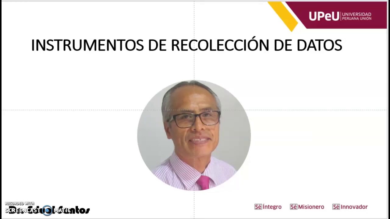 Instrumentos para la recolección de datos
