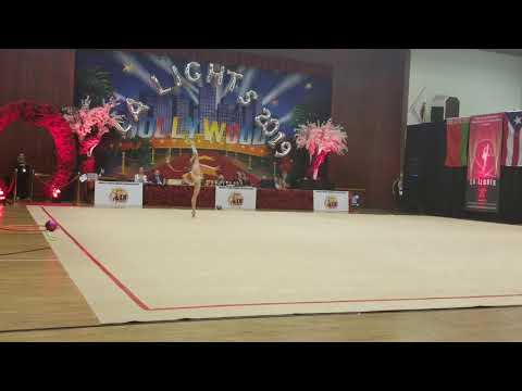 Katsiaryna Halkina BLR - Hoop - Level 10 Senior - LA Lights 2019
