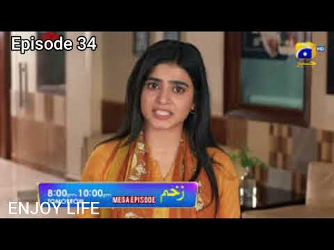 Drama Zakham Episode 34 Teaser / Drama Zakham 2022 !!!!