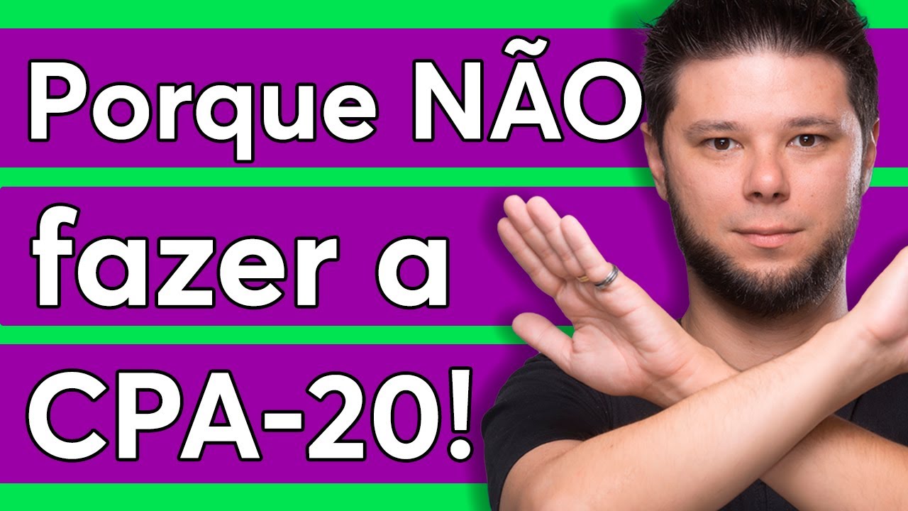 Vale a pena fazer a CPA-20 em 2025? 🤔 5 motivos para você fazer a CPA-20 esse ano 🚀 RECOMENDADO ✅