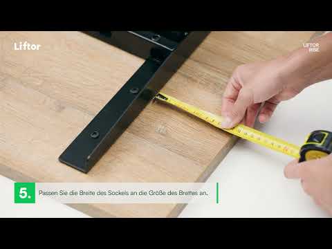 Montageanleitung Höhenverstellbarer Schreibtisch Liftor Rise