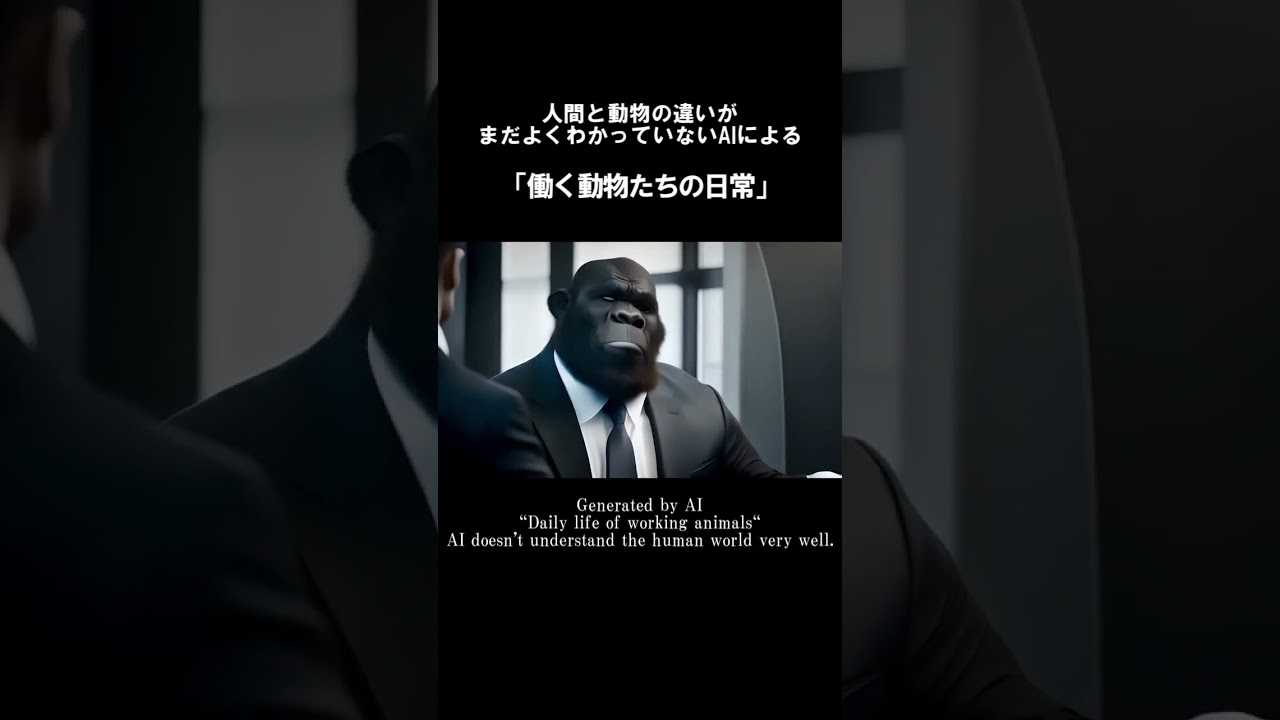 擬人化された働く動物たちの日常 #shorts