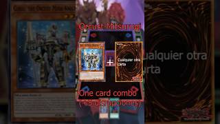 ORCUST MITSURUGI ONE CARD COMBO #yugioh #tcg #konami