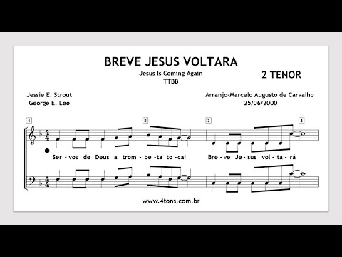 TTBB 0031 2T PREFIXO 3 BREVE JESUS VOLTARÁ 2 TENOR MIDI