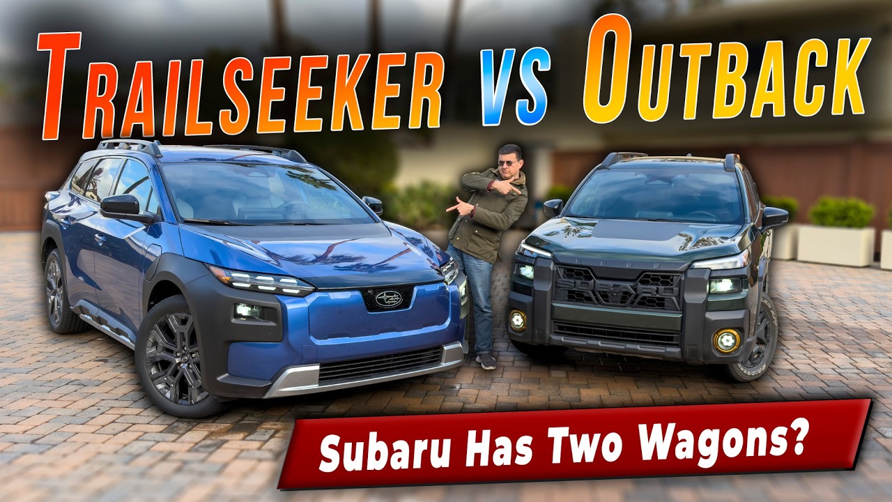 Subaru's All-In On Adventure Wagons! | 2026 Subaru Outback vs 2026 Subaru Trailseeker (e-Outback)