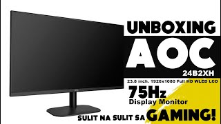 Video thumbnail for UNBOXING AOC 24B2XH 75HZ DISPLAY MONITOR | AOC 24 INCH MONITOR by Pitik ni bord Tv