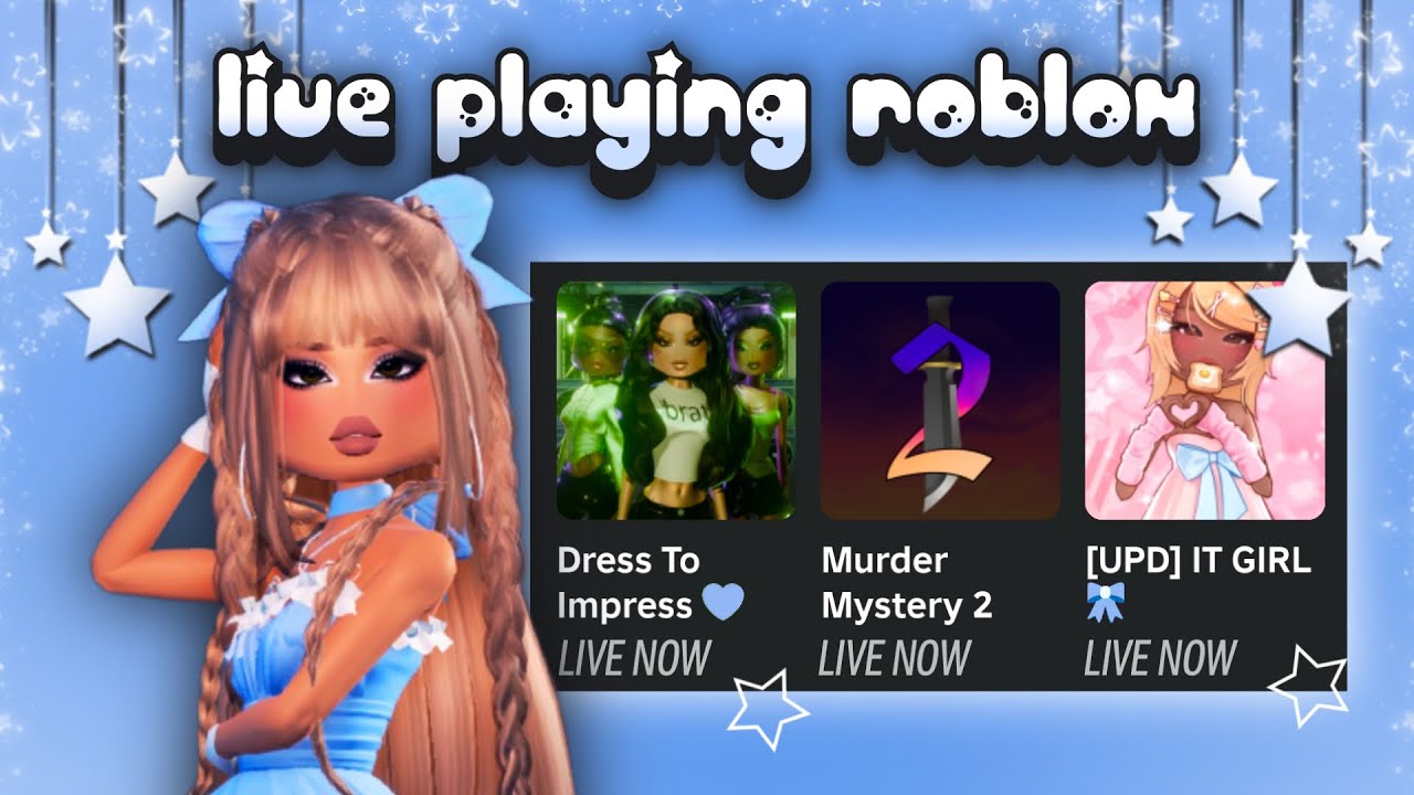 *LIVE* PLAYING DRESS TO IMPRESS W VIEWERS!! | ROBLOX