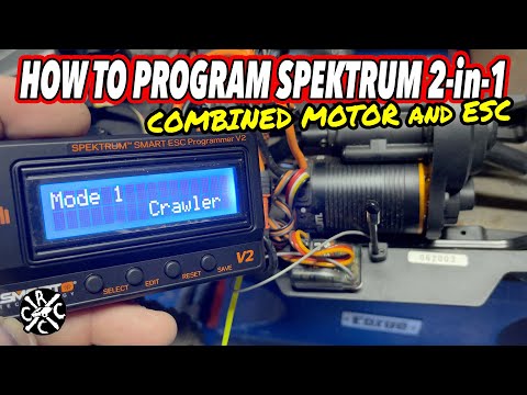 How To Program Spektrum's New Firma 2-in-1 Crawler Motor & ESC