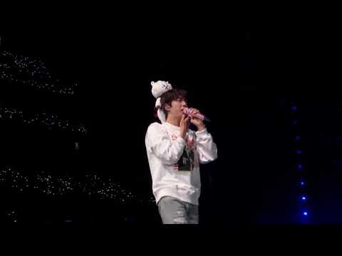 "I love you army "says Jin BTS celebrate Jin's birthday🎂 #bts #btsconcert