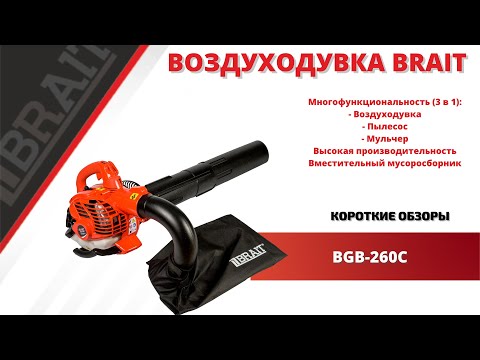 Миниатюра изображения товара Воздуходувка бензиновая Brait BGB-260С
