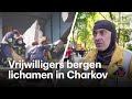 Alexander bergt lichamen in Charkov, met gevaar voor eigen leven