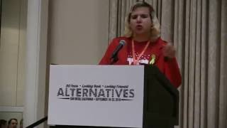 "from a depressed shy young man to a happy and confident young lady" - Troy