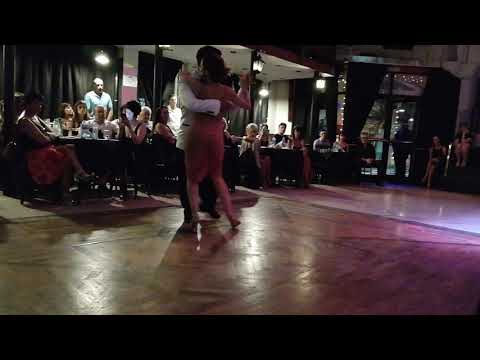 Milonga(3/3)Sara Parnigoni & Emiliano Alcaraz at La Aurora Milonga on 18/02/2019