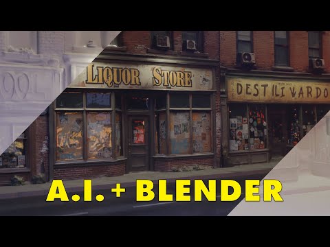 A.I.+ Blender - Simple 3D modeling with the help of A.I.