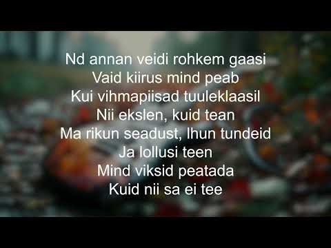 Vanilla Ninja - Purunematu (tekst lyrics)