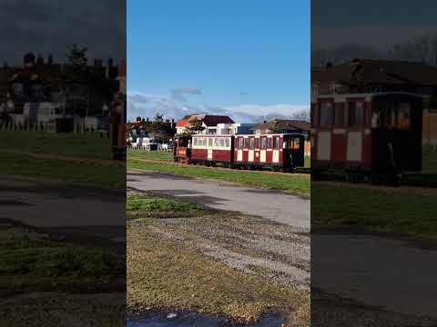 How cute is this! The Billy Train runs along Hayling Island Seafront