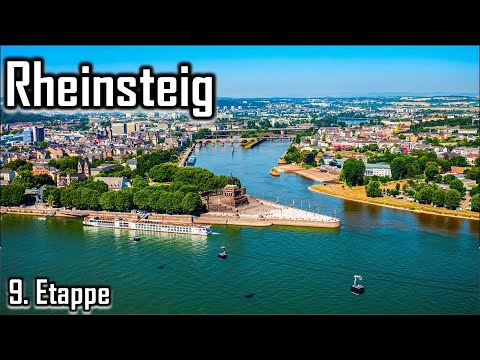 Mit der Seilbahn über den Rhein - Rheinsteig 9. Etappe