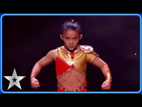 Small but MIGHTY! Gymnastic star Binita is giving serious GIRL POWER | Semi-Finals | BGT 2025
