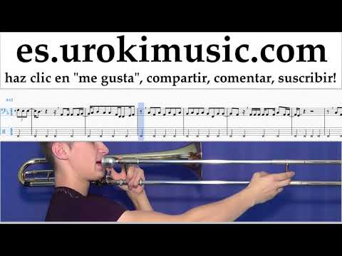 Tutorial de Trombón Carlos Vives, Sebastian Yatra - Robarte un Beso Clases Notas Parte#2 um-i927