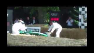 preview picture of video 'F1 Cars At Hill Climb Start Festival of Speed 2013'