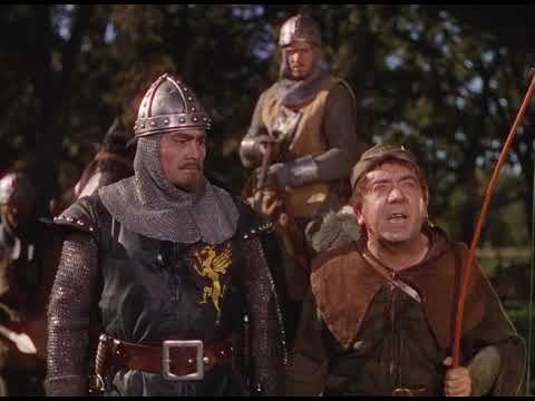 The Adventures of Robin Hood 1938 Robin Hood vs Sir Guy of Gisborne