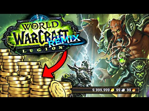 How I Make Gold with Legion Remix - Level Characters & Make Gold From Your BRONZE!