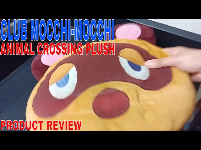 Vídeo relacionado con Cojin de Peluche Grande Compatible con Nintendo Animal Crossing Club Mocchi-Mocchi (Gulliver)