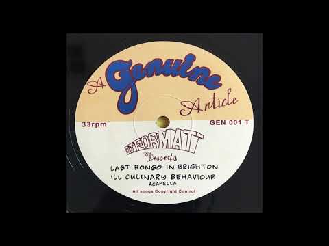 DJ Format ft. Abdominal - Ill Culinary Behaviour (Acapella)