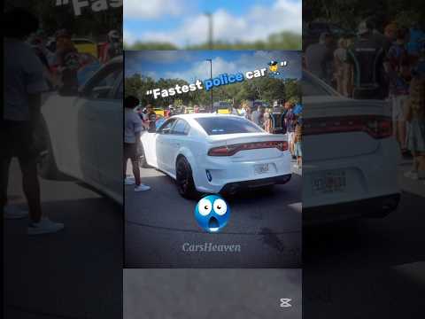 New Police Dodge Hellcat car