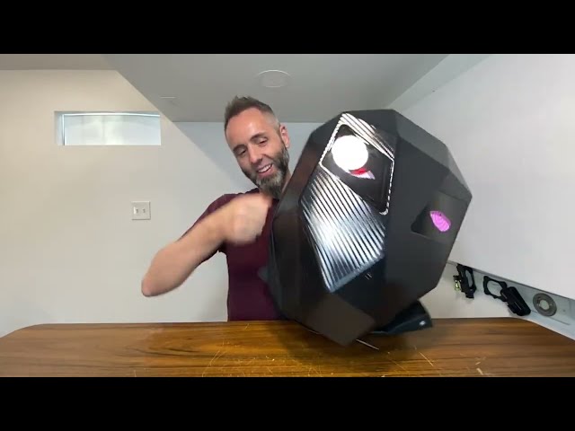 Review of Best Motorcycle Backpack with LED Screens - close-up view
