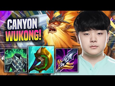 CANYON DESTROYING WITH WUKONG! - DK Canyon Plays Wukong JUNGLE vs Lee Sin! | Season 2022