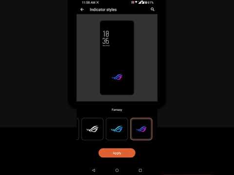 ROG PHONE 3 ANDROID11 New Features , Fingerprint Unlock Animation and Indicator Styles