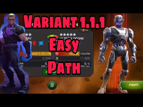 Variant 1.1.1 easy path completion/ Variante 1.1.1 exploracion camino facil.