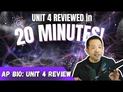 Let's Review the Unit 4 of AP BIOLOGY in 20 minutes!