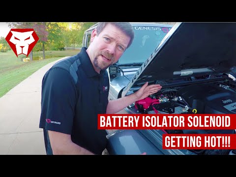 Why does my battery isolator solenoid get so hot? Tech Tips from Genesis Offroad