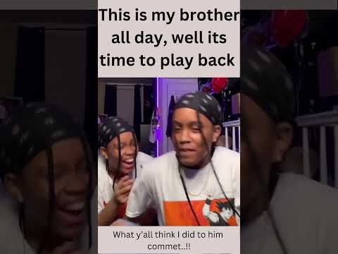 SPLASH TWINZ:my brother plays a lot #foryou #fans #twins #happy #family #fan #prank #play #brother
