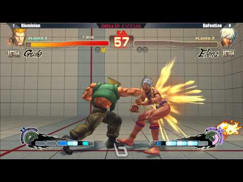 Next Level Battle Circuit 105 - USF4 - Losers Final - Dieminion (Guile) vs DaFeetLee (Elena)