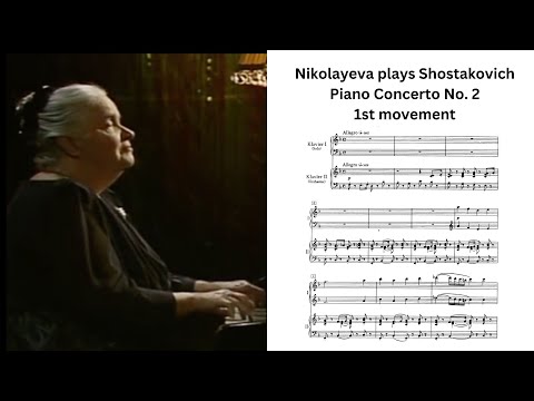 Greatest pianist of all time: Nikolayeva plays Shostakovich Piano Concerto No. 2