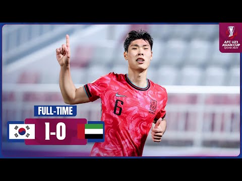 AFC U23 | Group B : Korea Republic 1 - 0 United Arab Emirates