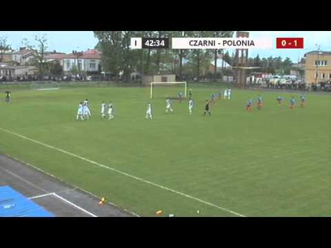 Bramki z meczu Czarni Węgrów - Polonia Warszawa (1:4)