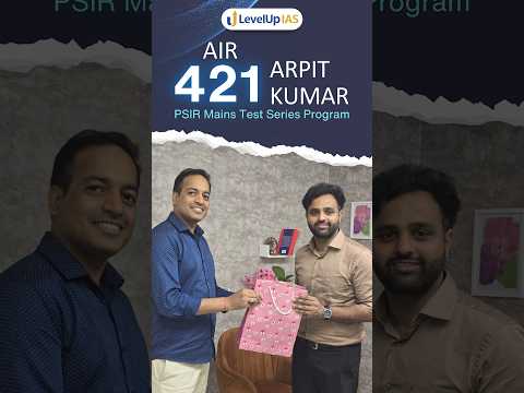 UPSC PSIR topper testimonial video thumbnail