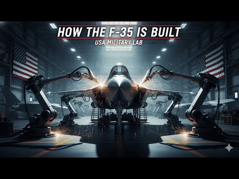 How the F-35 Lightning II Fighter Jet Is Manufactured in the USA (Full Factory Tour)