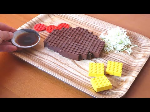 Grilling Lego Wagyu Steak 🥩 No Talking ASMR (Inspired By Tomosteen)
