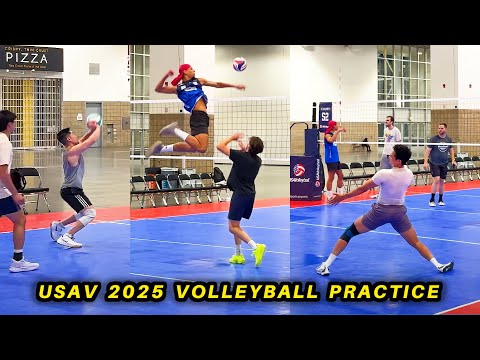Volleyball Practice with Tall Ones & Dimes | USAV 2025